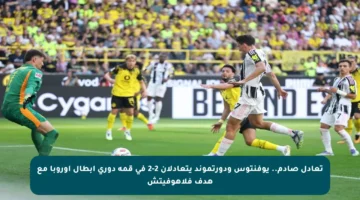 تعادل صادم.. يوفنتوس ودورتموند يتعادلان 2-2 في قمة دوري أبطال أوروبا مع هدف فلاهوفيتش